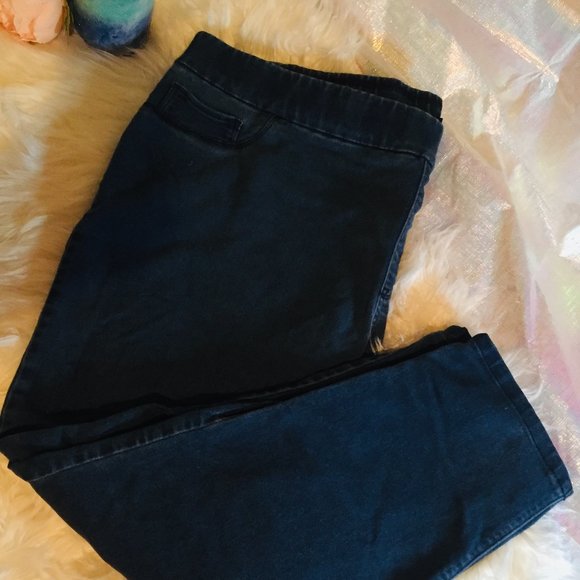 Relativity Indigo 3x* Short Jeggings - Picture 1 of 6